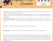 Tablet Screenshot of kaapsehoopguesthouse.co.za